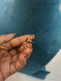 Diamond Copy Earrings  - pink, Vz