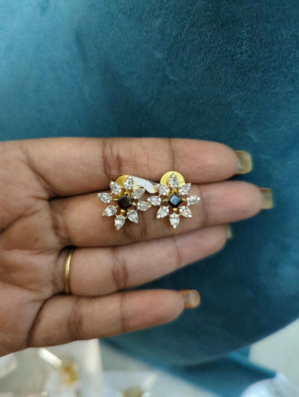 Diamond Copy Stud's  - Vz, Black