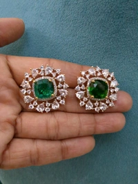 Diamond Copy Stud's  - Vz, green