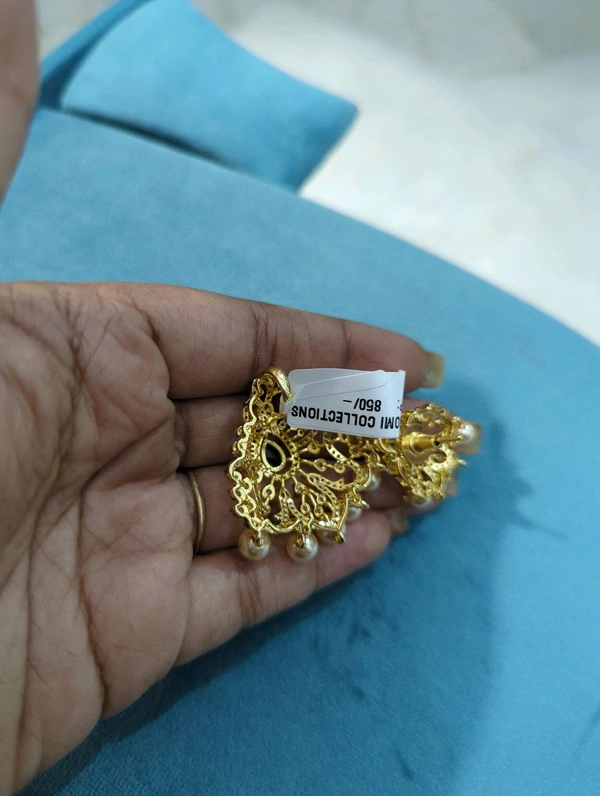 Diamond Copy Pendent Set  - Vz, green