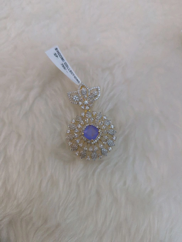 Premium Diamond Copy Pendent  - Vz, Periwinkle