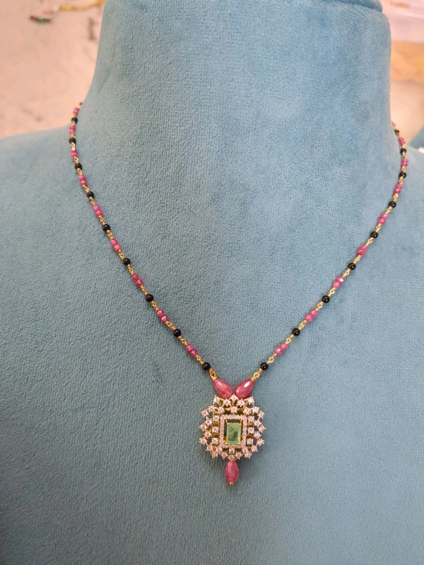 Pink C2 With Diamond Copy Pendent  - Vz