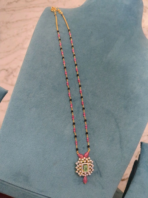 Pink C2 With Diamond Copy Pendent  - Vz
