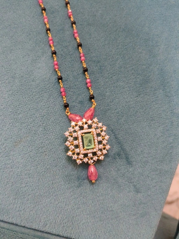 Pink C2 With Diamond Copy Pendent  - Vz