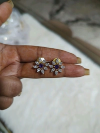 Diamond Copy Stud's  - Hd, Electric Violet