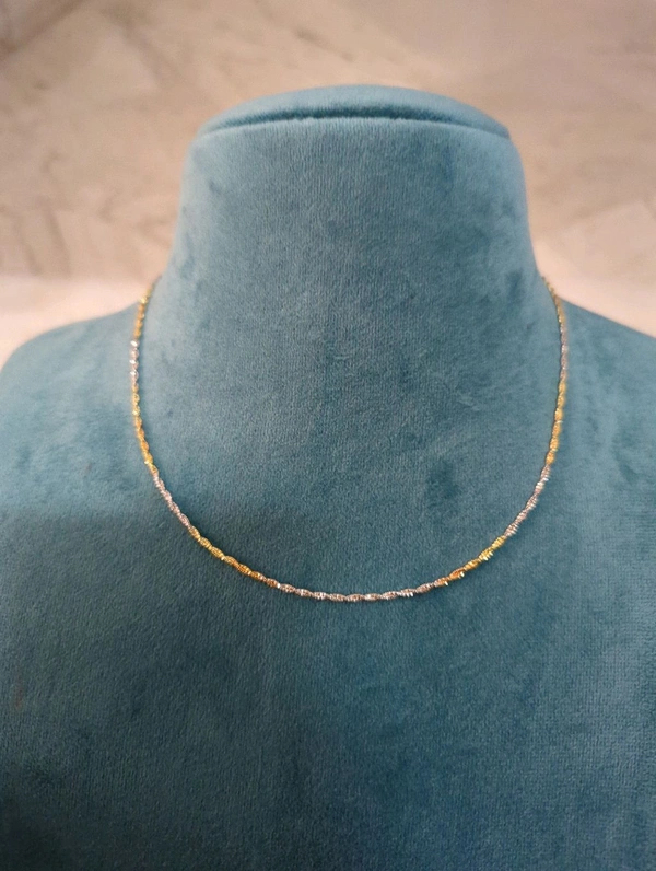 Pure 92.5 Silver 3 D Italian Chain - Vz