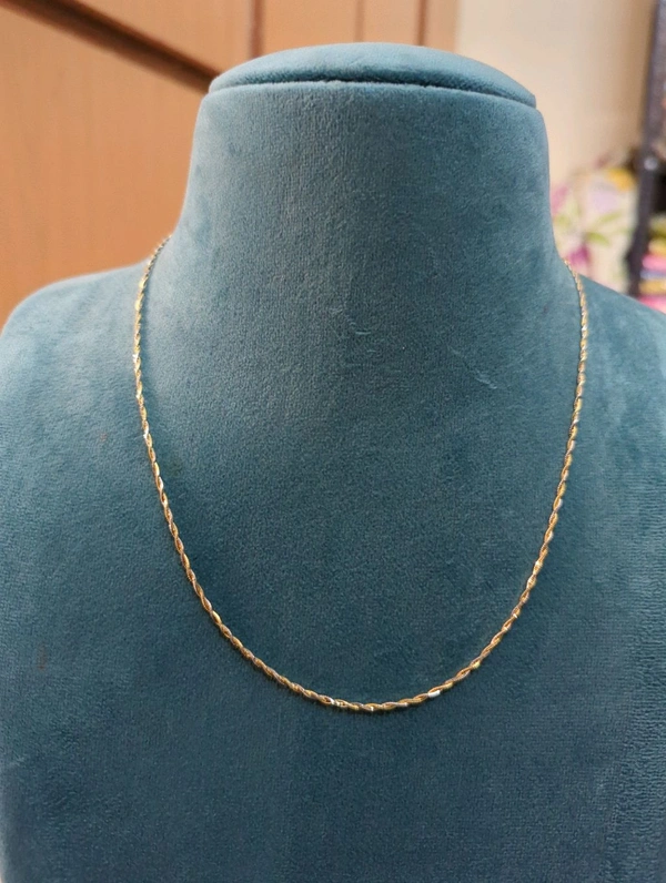 Pure 92.5 Silver 2 Tone Italian Chain - Vz
