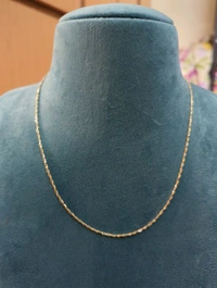 Pure 92.5 Silver 2 Tone Italian Chain - Vz