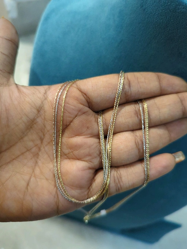 Pure 92.5 Silver Italian 3 D Chain - Vz