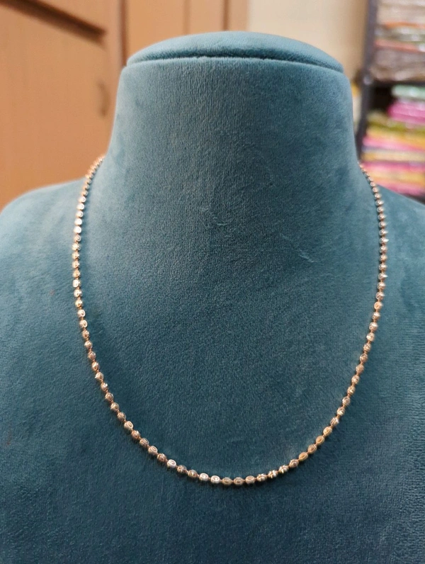 92.5 Pure Silver 2 Rose Gold Italian Chain - Vz