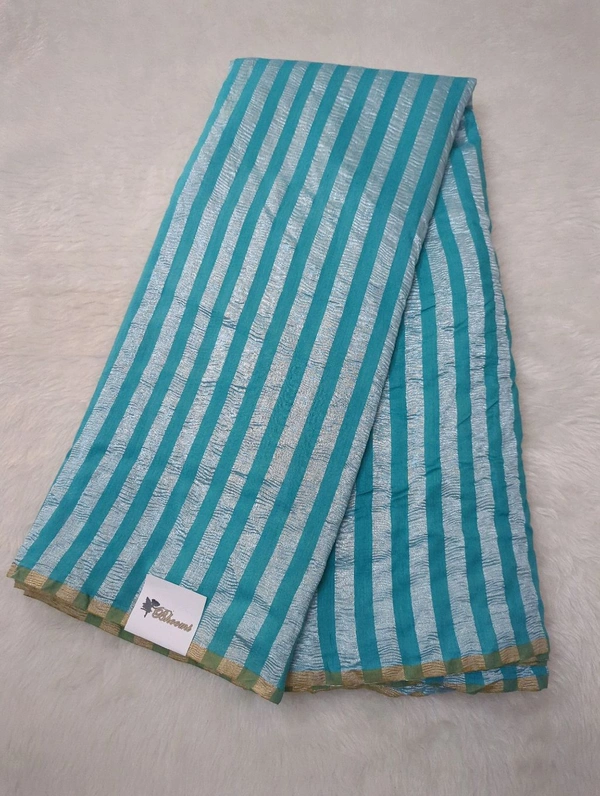 Pure Dupion Crush  - sky blue
