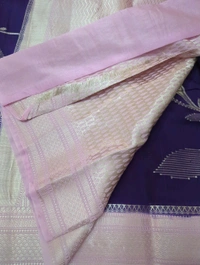Designer Mango Tusser - Pigment Indigo