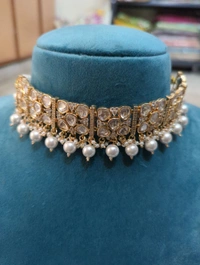 Premium Kundan Choker Set  - Vz