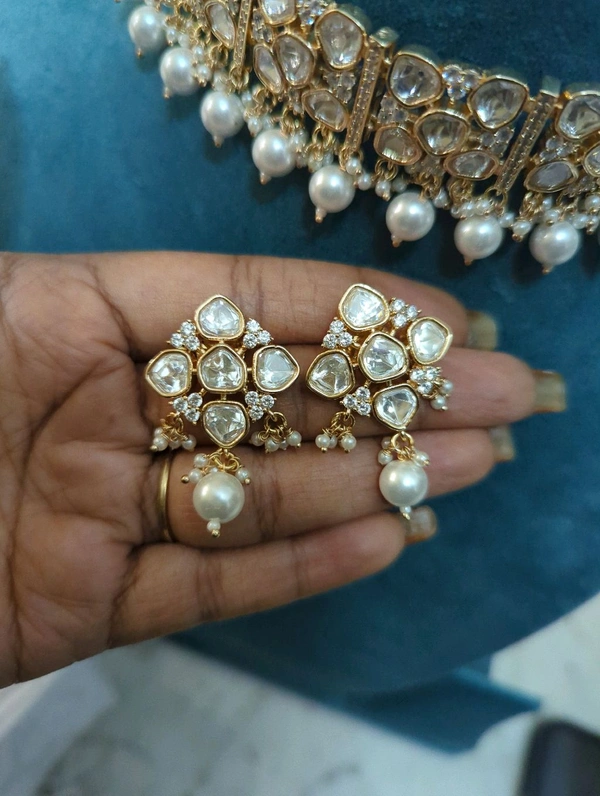 Premium Kundan Choker Set  - Vz