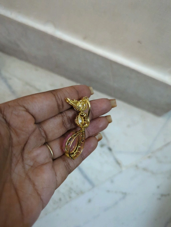 Real Gold Copy Pendent With Chain  - Vz