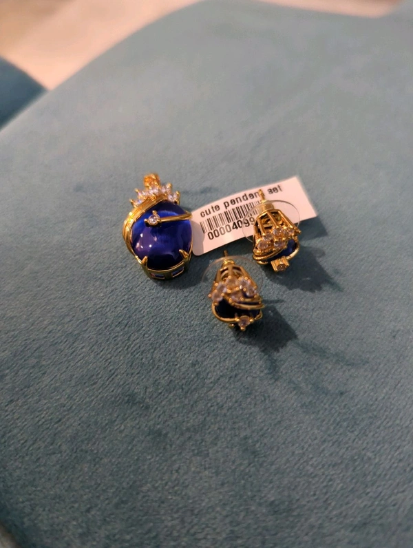 Cute Pendent Set - Vz, Blue