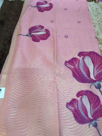 Soft Designer Jamdhani - Pink