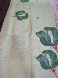 Soft Designer Jamdhani - green