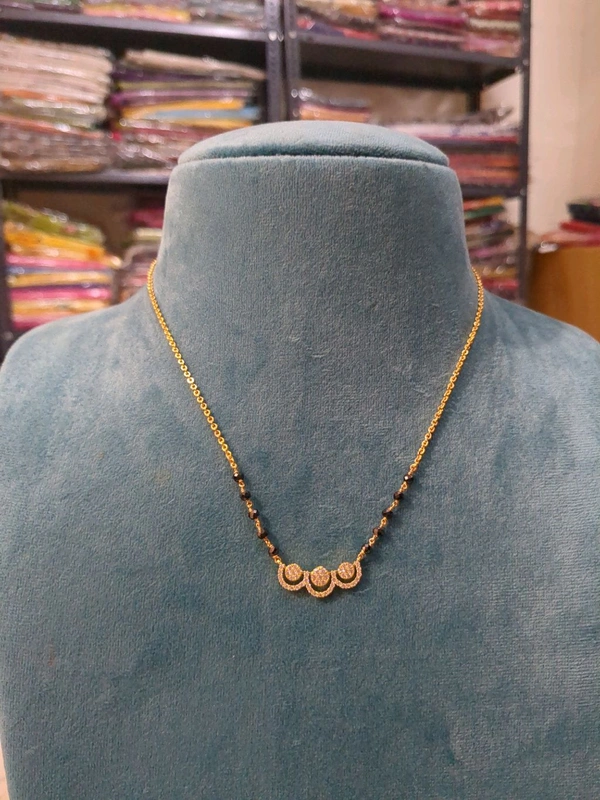 Black Diamonds With Simple Pendant  - White, Vz