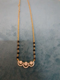Black Diamonds With Simple Pendant  - White, Vz