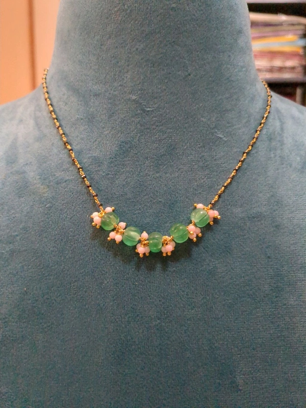 Blackdiamonds With Real Pumpkins And Apsara Pearls - Vz, green