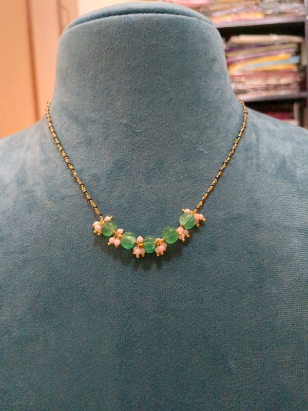 Blackdiamonds With Real Pumpkins And Apsara Pearls - Vz, green