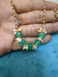 Blackdiamonds With Real Pumpkins And Apsara Pearls - Vz, green