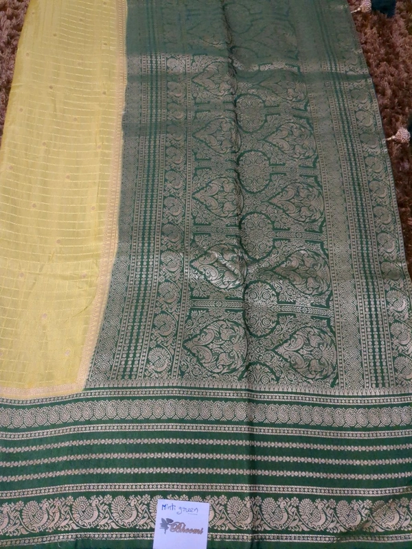 Pure Kanchi Dola - mint green