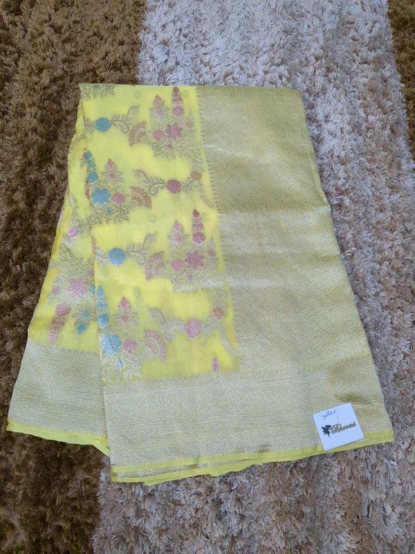 Pure Organza Tissue  - yellow