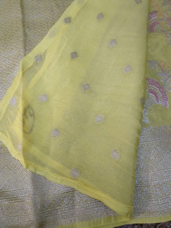 Pure Organza Tissue  - yellow