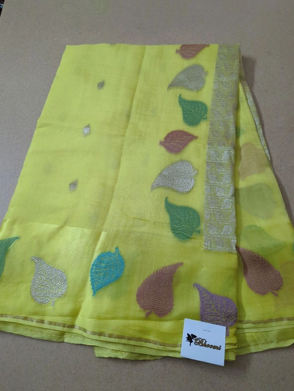 Pure Kora Organza  - yellow