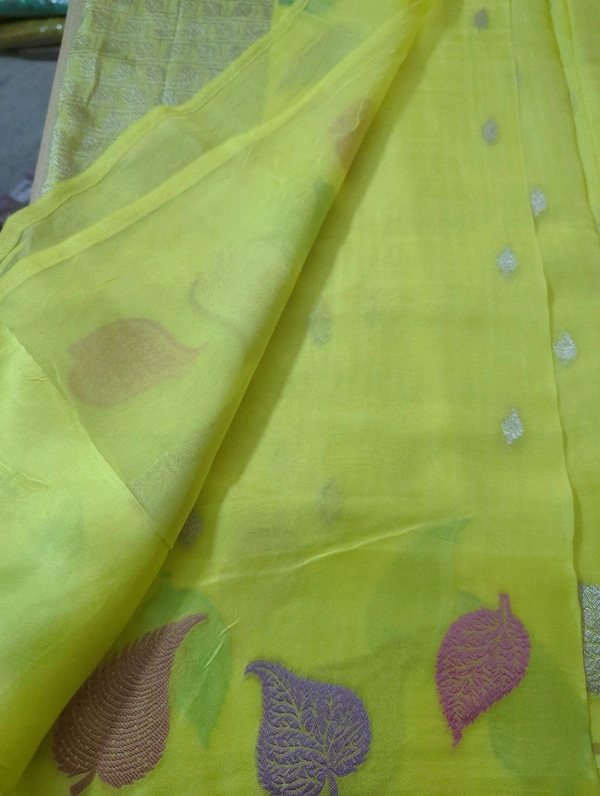 Pure Kora Organza  - yellow