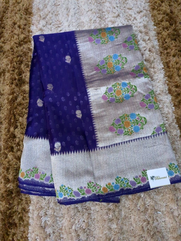 Pure Kora Organza  - Blue