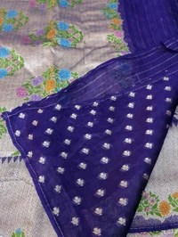 Pure Kora Organza  - Blue