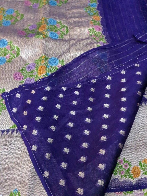 Pure Kora Organza  - Blue