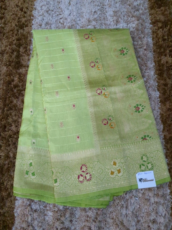 Pure Dola Weaving  - Mint Green