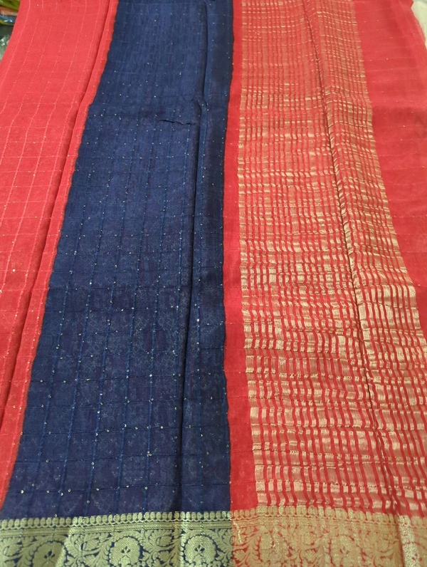 Pure Chinnon Sequence  - Navy Blue