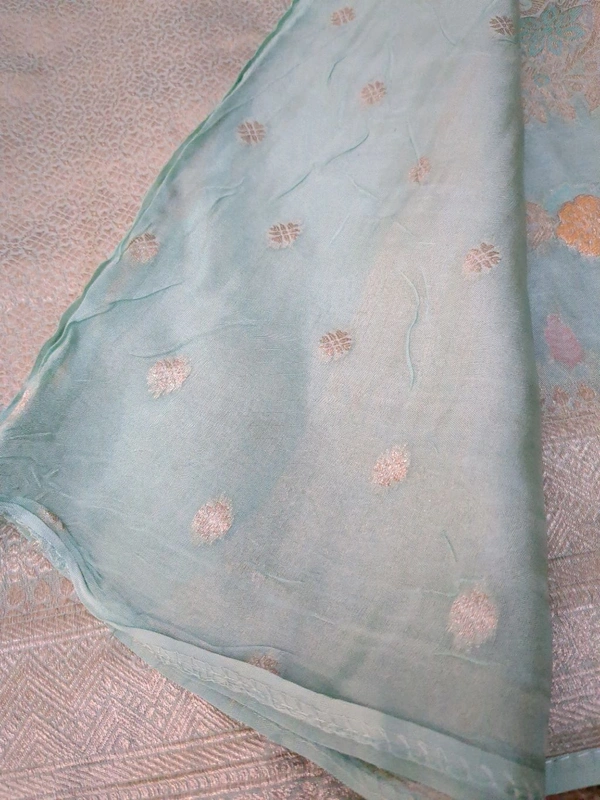 Pure Organza Tissue  - Jungle Mist