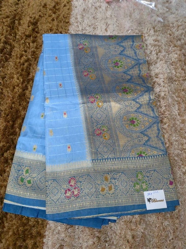 Pure Dola Weaving  - sky blue