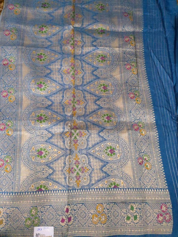 Pure Dola Weaving  - sky blue
