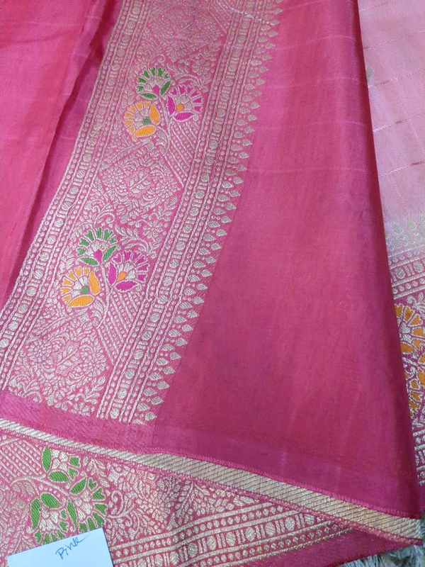 Pure Dola Weaving  - Pink