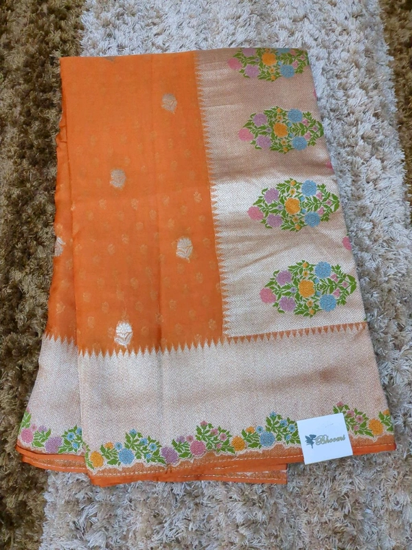 Pure Kora Organza  - orange