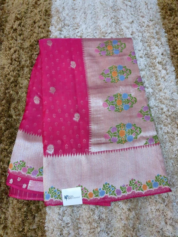 Pure Kora Organza  - pink
