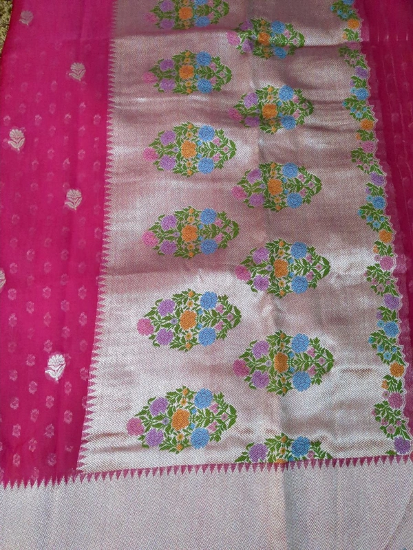 Pure Kora Organza  - pink