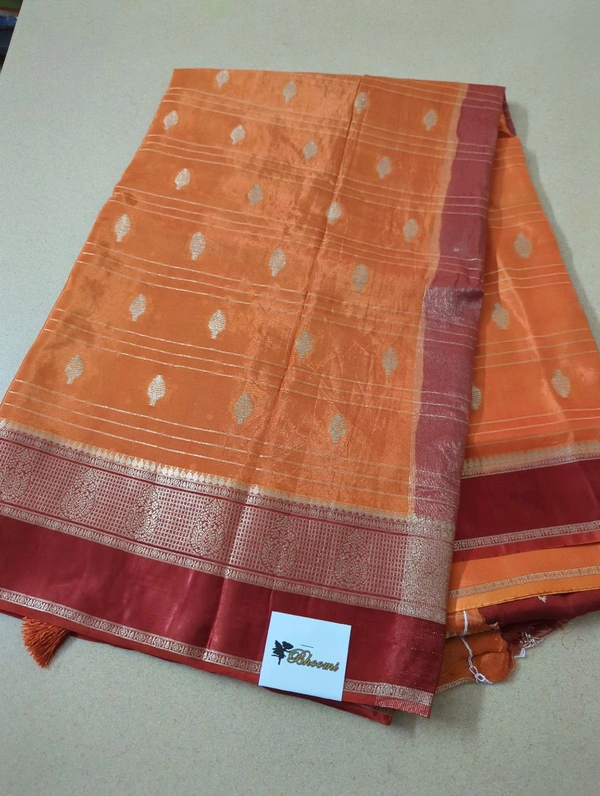 Pure Russia Crape  - orange