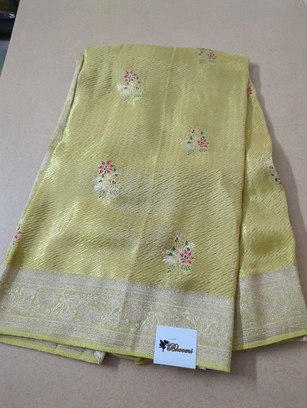 Pure Manipuri Weaving  - yellow and green