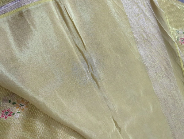 Pure Manipuri Weaving  - yellow and green