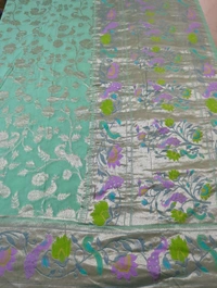 Pure Georgette Pythani - Jungle Mist