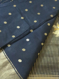 Pure Manipuri Silk Weaving  - Black