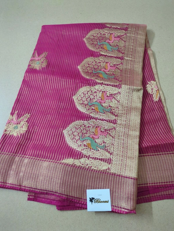 Pure Manipuri Silk Weaving  - pink